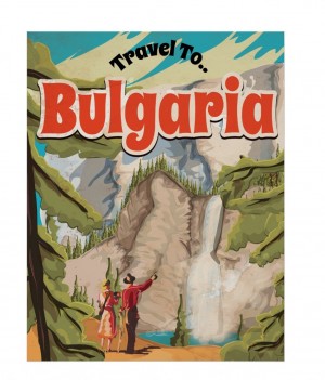 Bulgaria Vintage Travel Poster